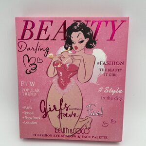 72-Shade Eyeshadow & Face Palette – Beauty Darling Kevin & Coco